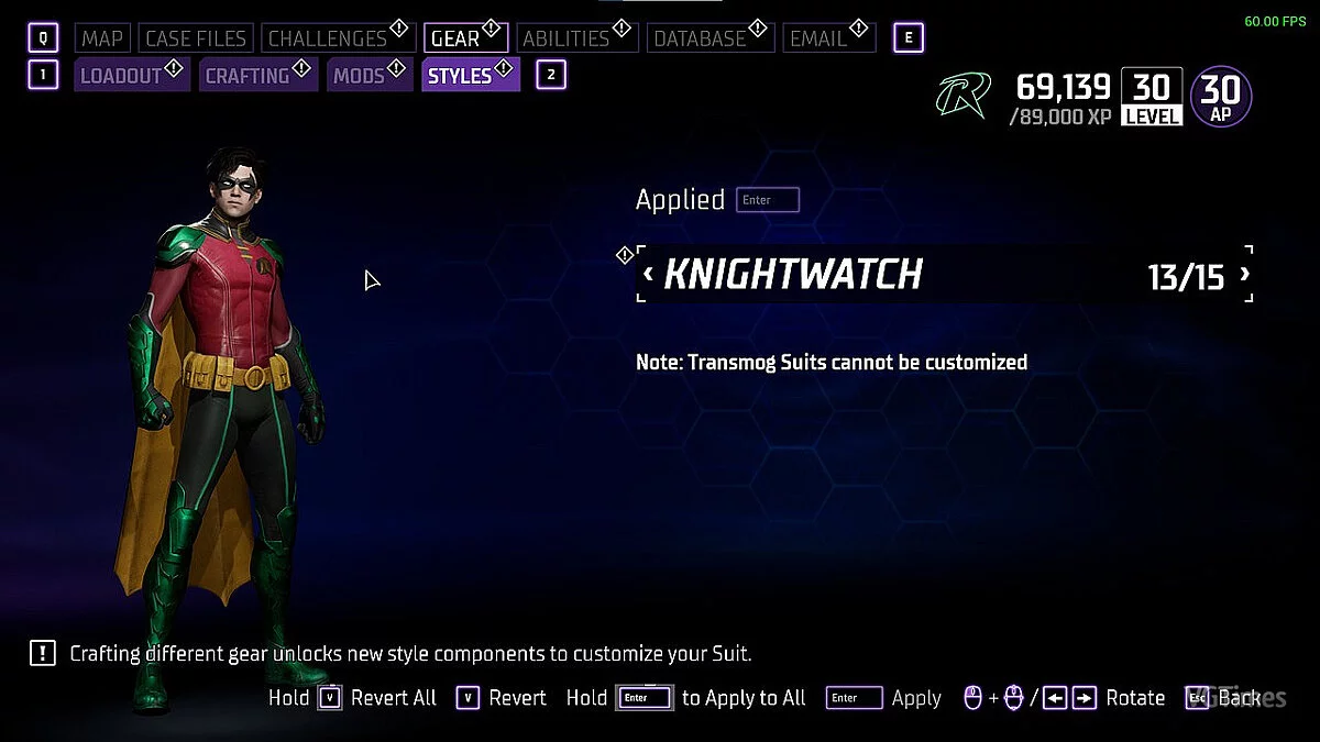 Gotham Knights — Разные рукава для Робина