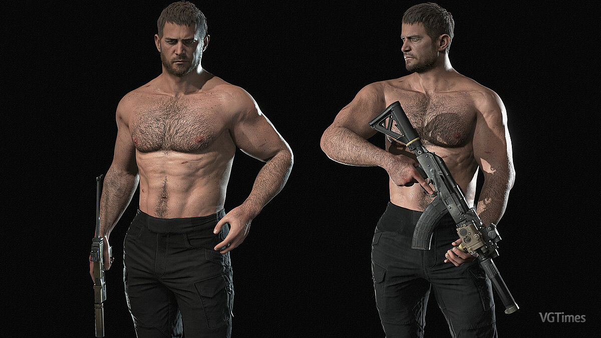 Resident Evil Village Gold Edition — Chris Redfield shirtless