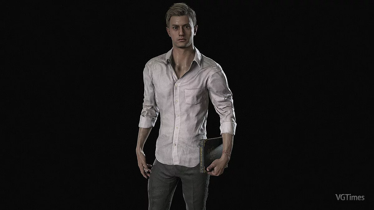 Resident Evil Village Gold Edition — Ethan wearing a shirt from the game Resident Evil 7