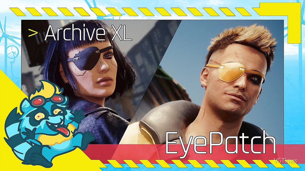 Cyberpunk 2077 — parche en el ojo