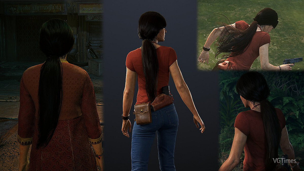 Uncharted: Legacy of Thieves Collection — Chloe with a long ponytail