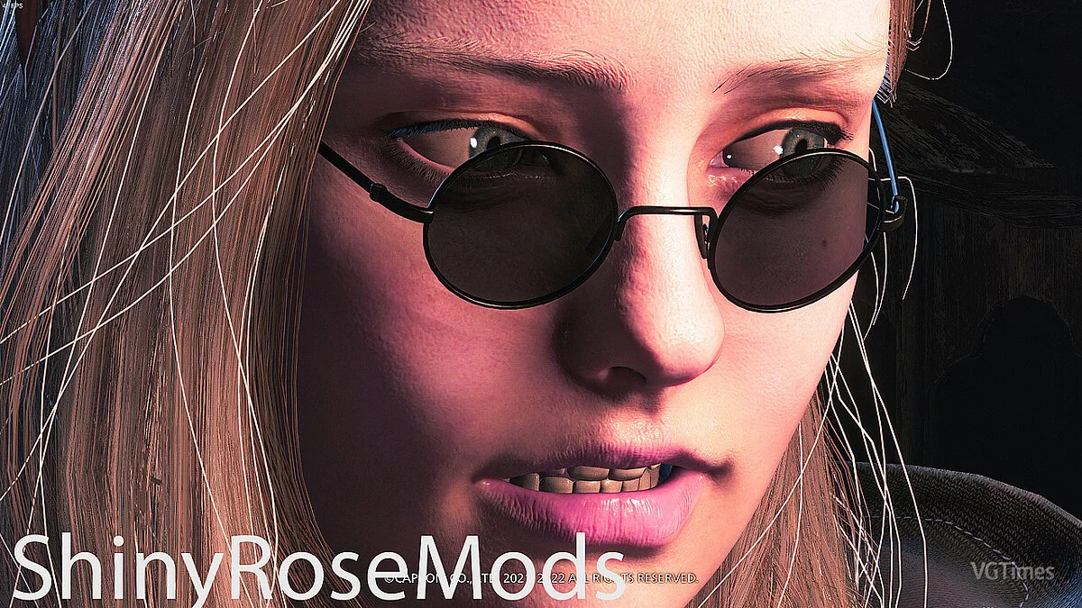 Resident Evil Village - Shadows of Rose — Rose wearing Heisenberg glasses