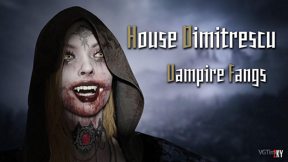 Resident Evil Village — Vampire fangs for all vampires