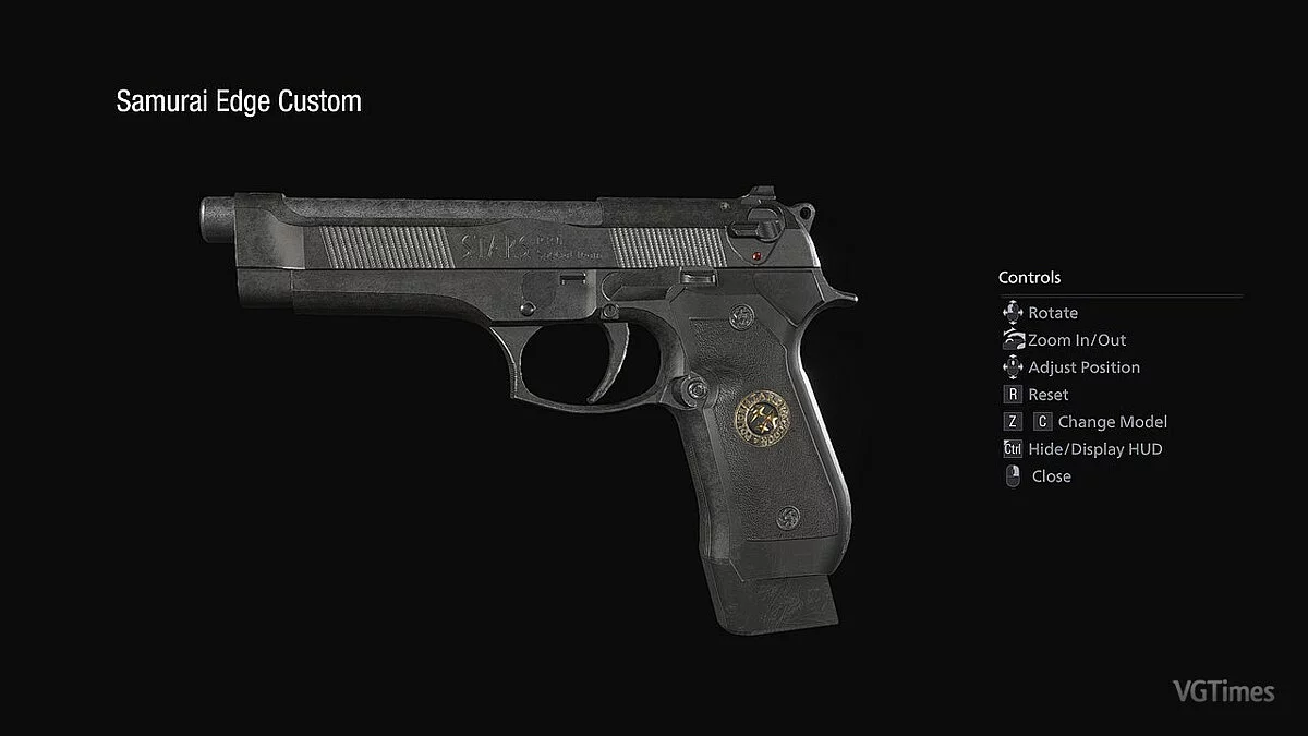 Resident Evil Village - Shadows of Rose — Пистолет Samurai Edge