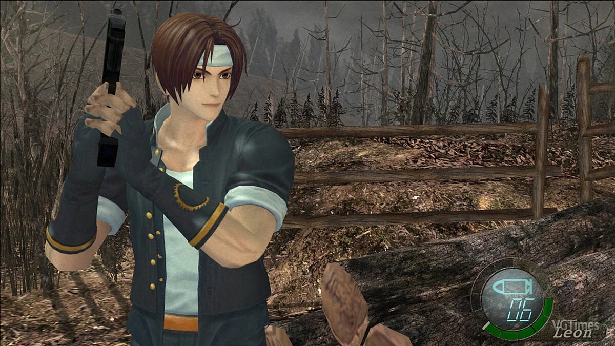 Resident Evil 4 (2005) — Kyo Kusanagi replaces Leon