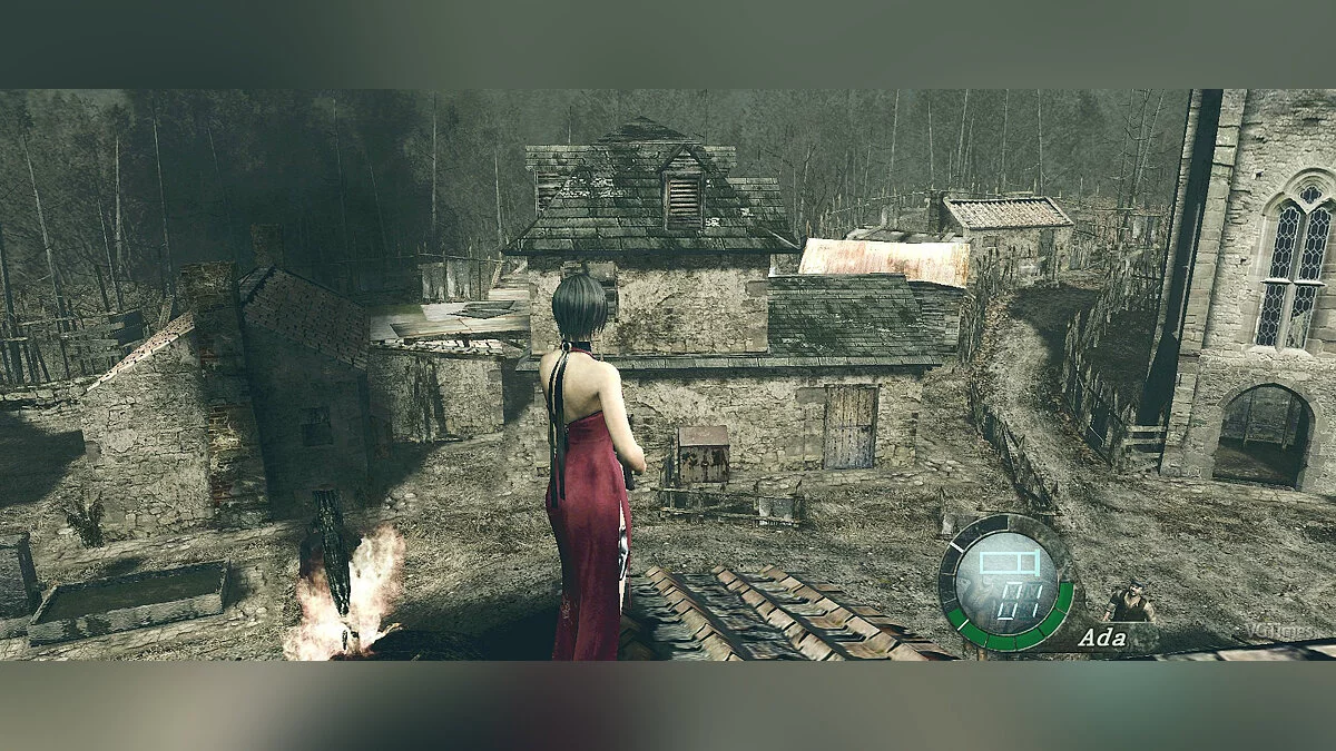 Resident Evil 4 (2005) — Corrección de color de Gamecube