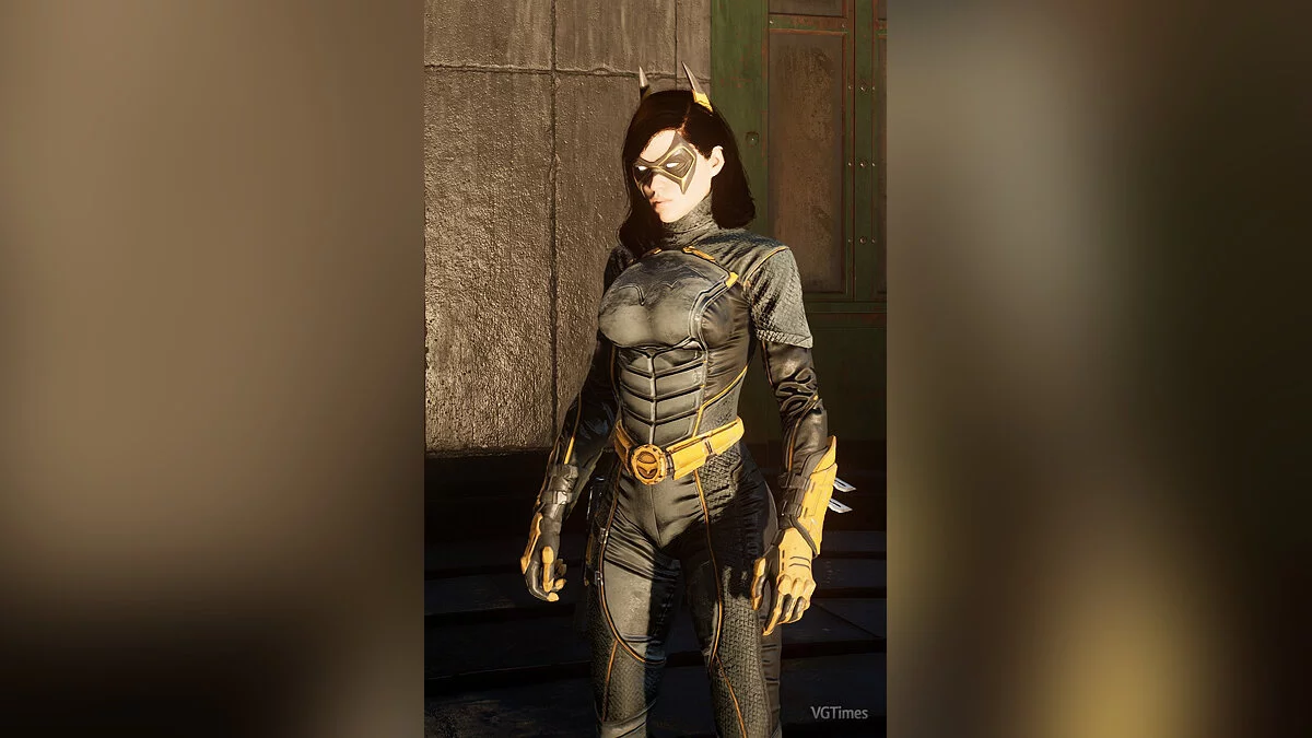 Gotham Knights — Batgel's chest in the New Guard costume