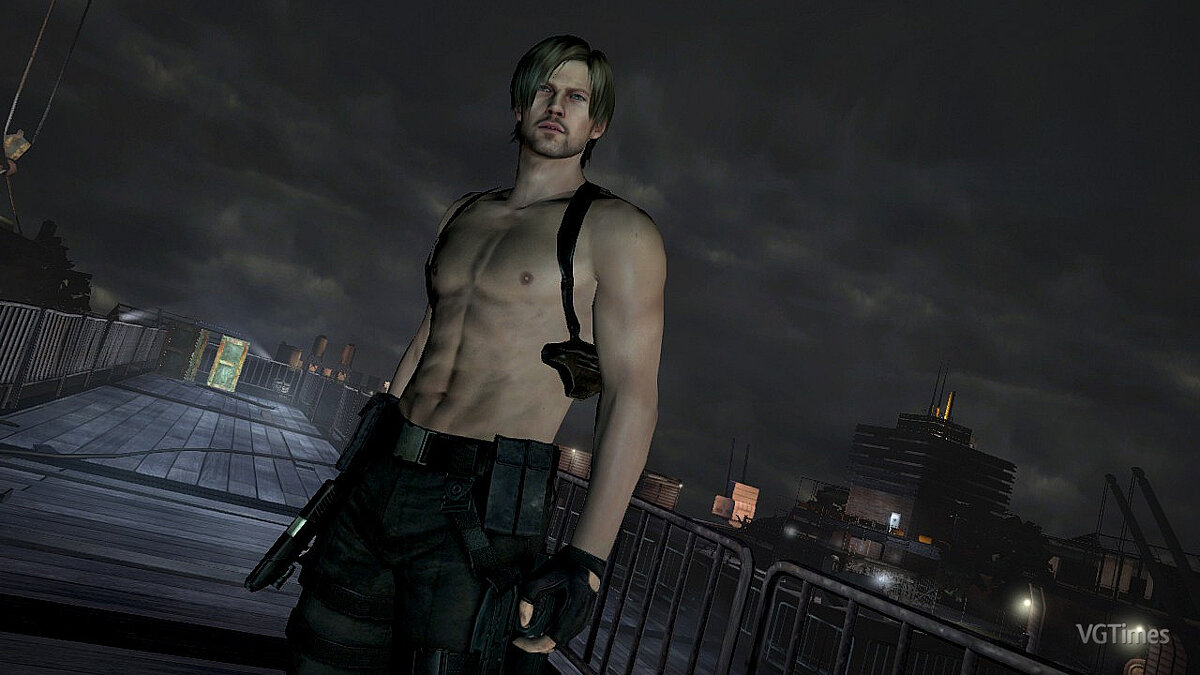 Resident Evil 6 — Leon shirtless