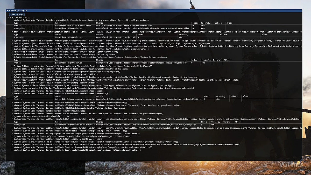 Mount & Blade 2: Bannerlord — Harmony - бібліотека для виправлень