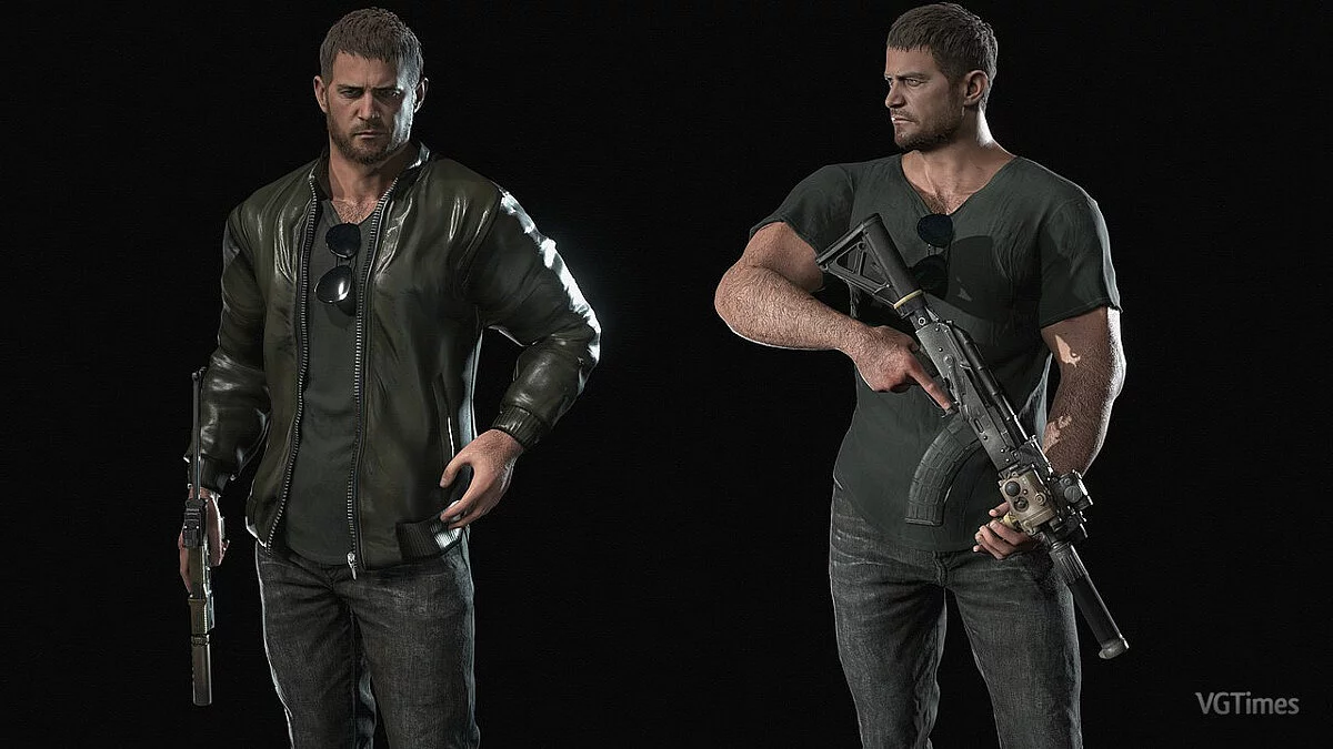 Resident Evil Village Gold Edition — Arte conceptual del vestuario de Chris Redfield