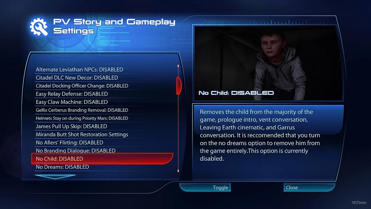 Mass Effect Legendary Edition — Глобальный мод Project Variety (LE3)