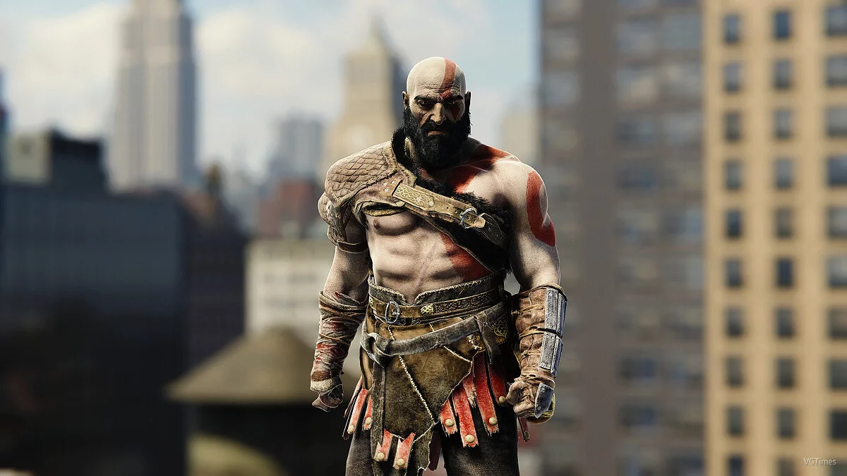 Marvel&#039;s Spider-Man Remastered — Kratos from the game God of War