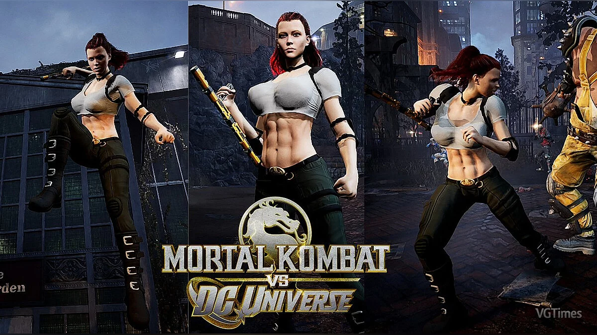 Gotham Knights — Sonya from the game MK vs DCU