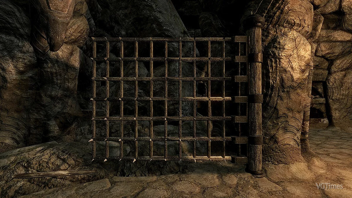 The Elder Scrolls 5: Skyrim Legendary Edition — Detailed wooden trap