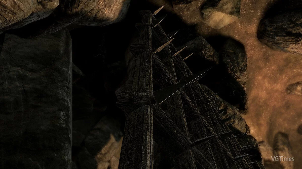 The Elder Scrolls 5: Skyrim Legendary Edition — Детализированная деревянная ловушка
