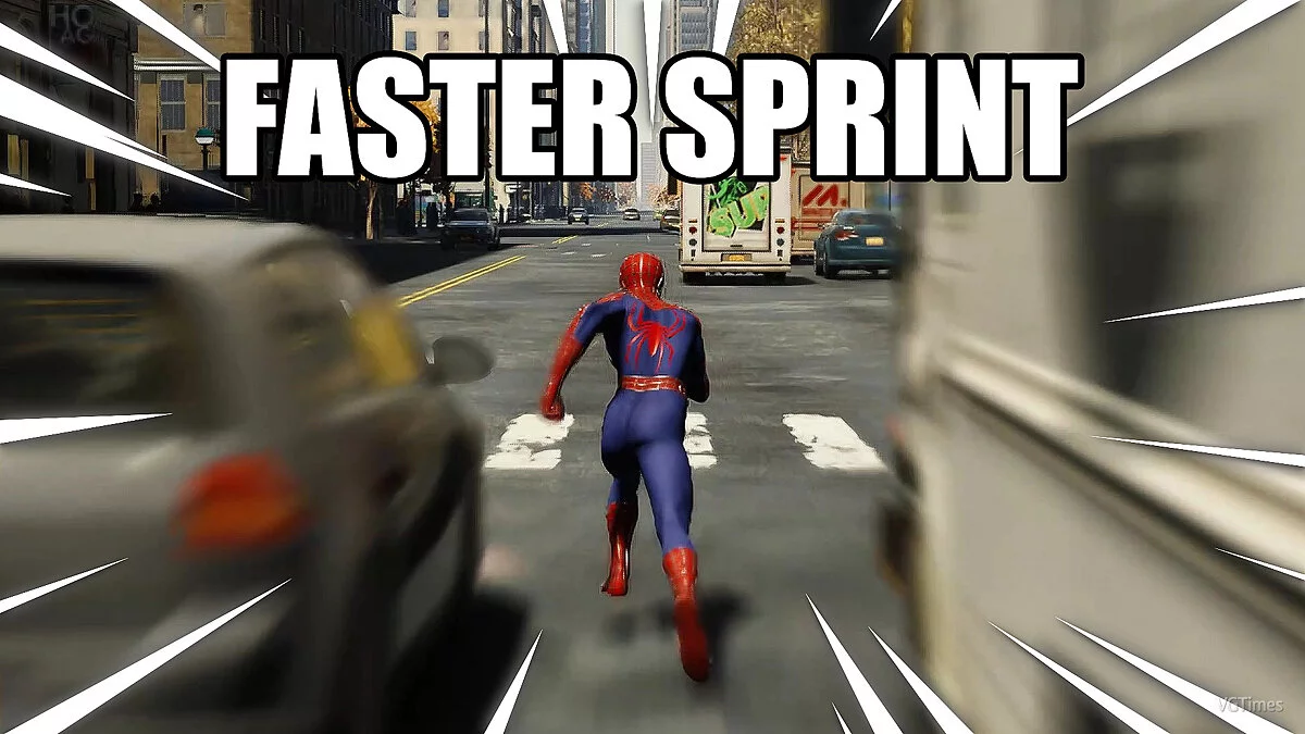 Marvel&#039;s Spider-Man Remastered — Increased running speed