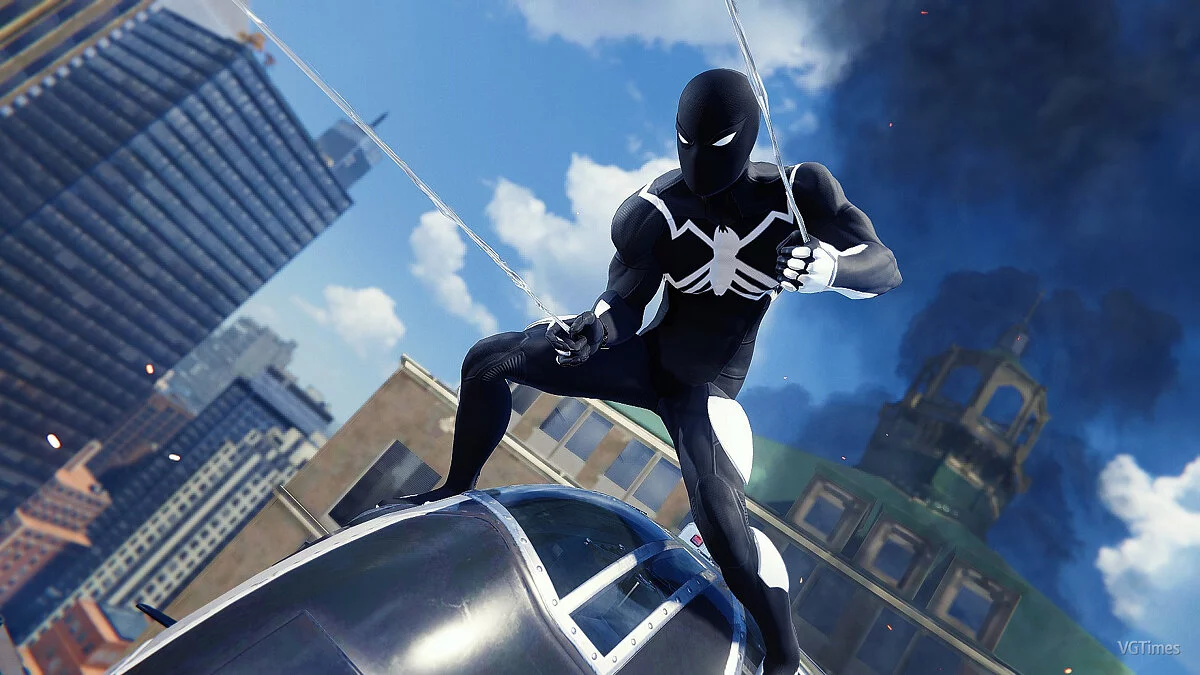 Marvel&#039;s Spider-Man Remastered — Hybrid black fabric suit