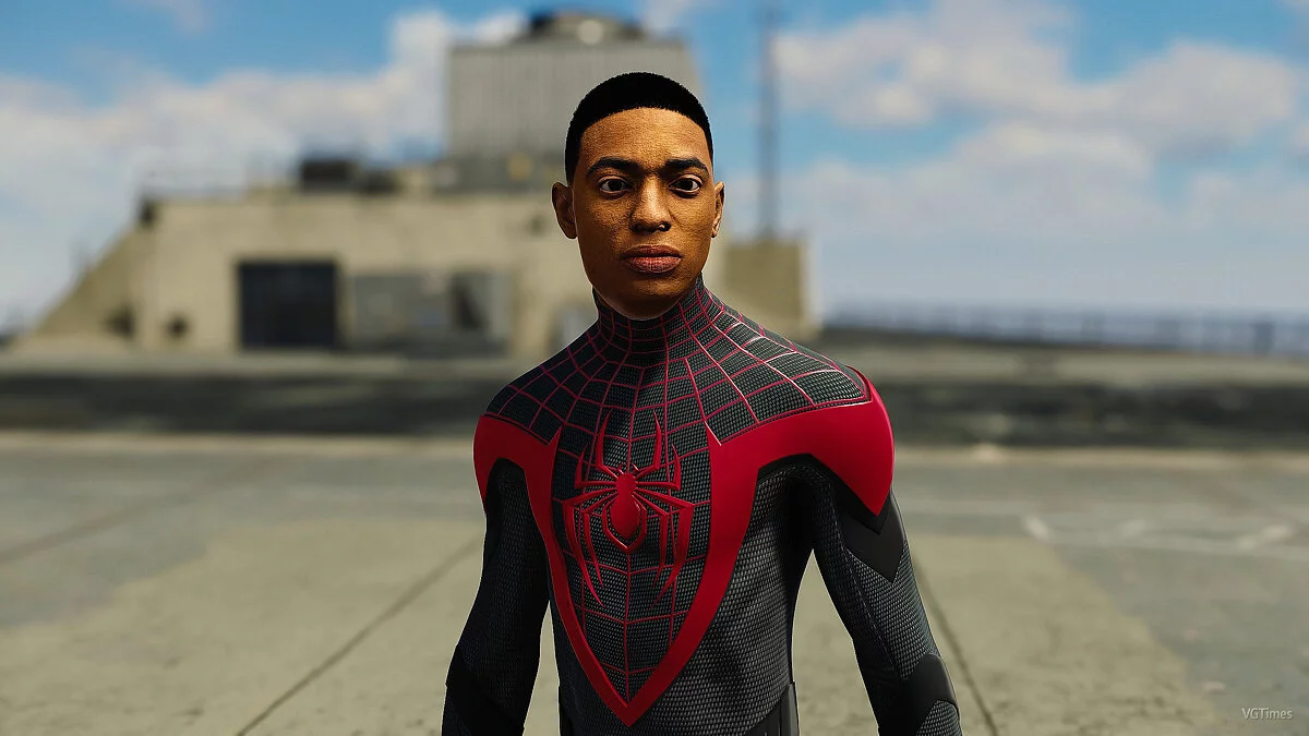 Marvel&#039;s Spider-Man Remastered — Miles Morales - classic suit without mask