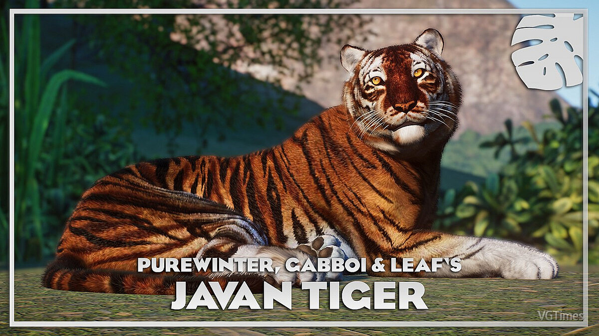 Planet Zoo — Javan tiger - new species