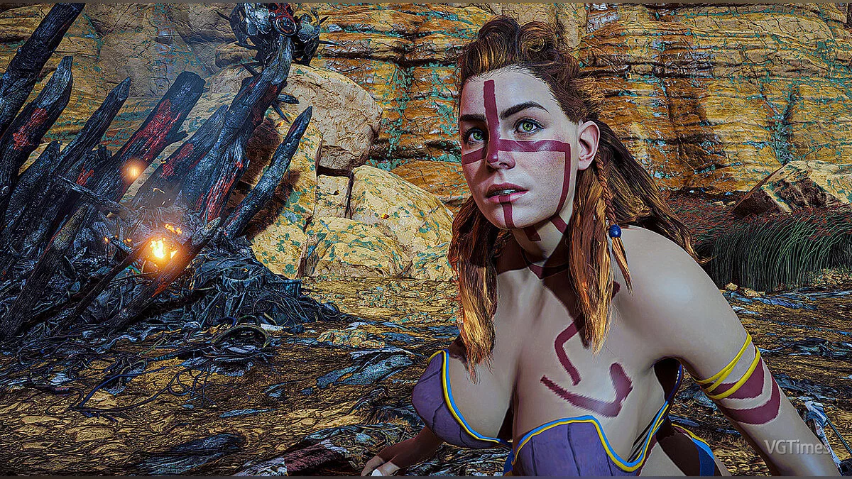 Horizon Zero Dawn — Aloy en lencería