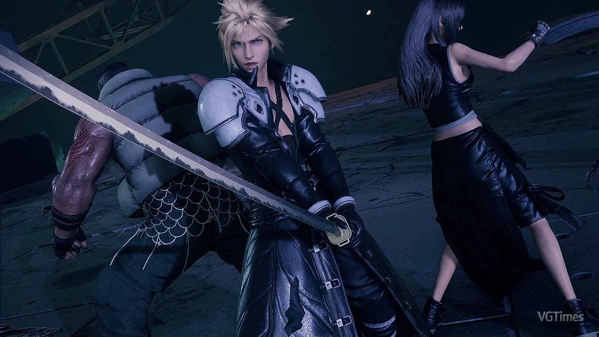 Final Fantasy VII Remake — Claude dressed as Sephiroth