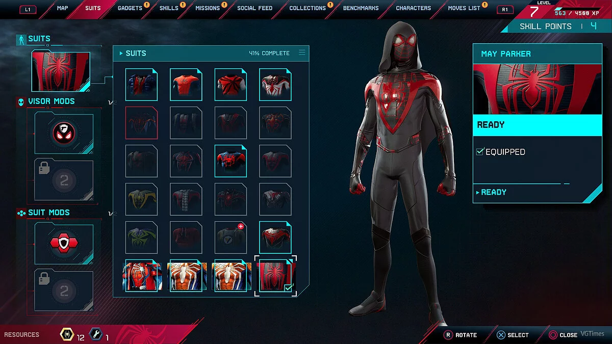 Marvel&#039;s Spider-Man: Miles Morales — Champion costume in a separate slot