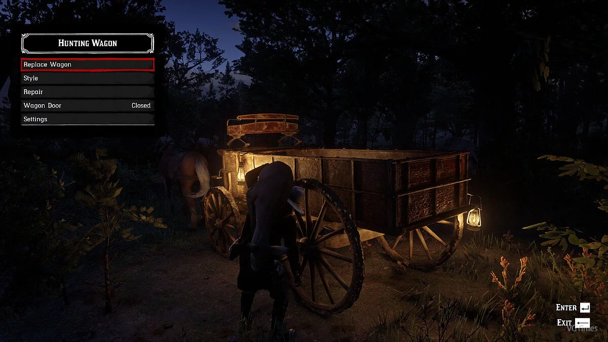 Red Dead Redemption 2 — Chariot du chasseur