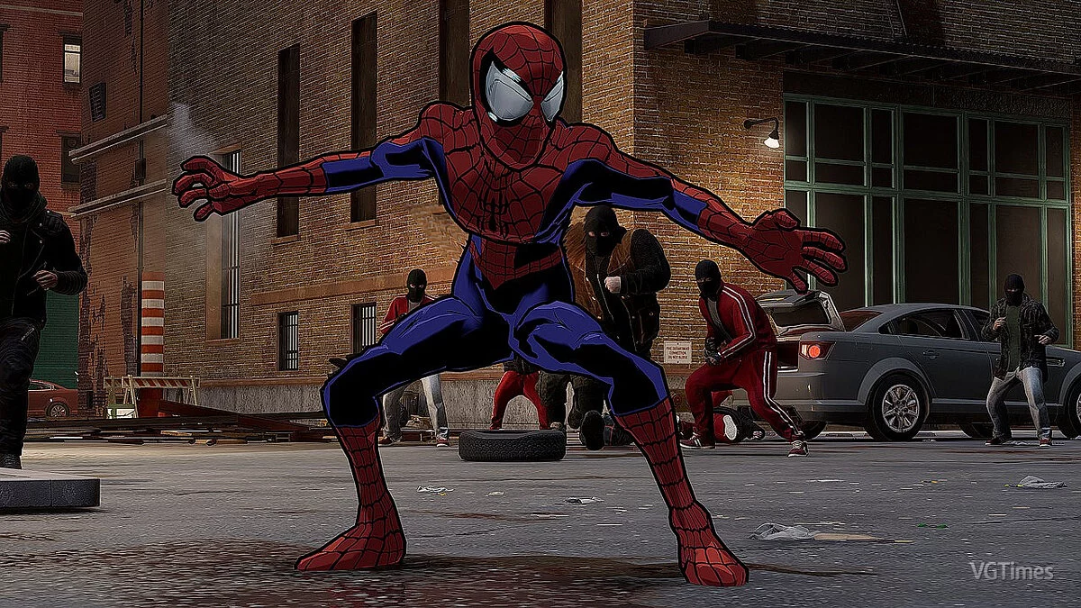 Marvel&#039;s Spider-Man Remastered — Costume from the game Ultimate Spider-Man 2005