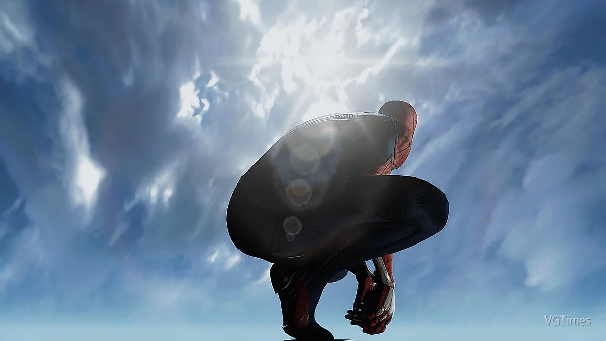 Marvel&#039;s Spider-Man Remastered — Animated daytime sky