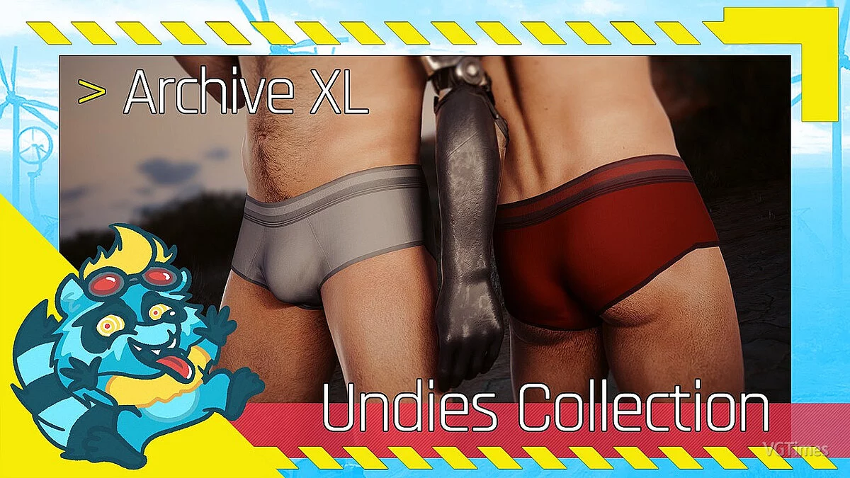 Cyberpunk 2077 — Collection of men's panties