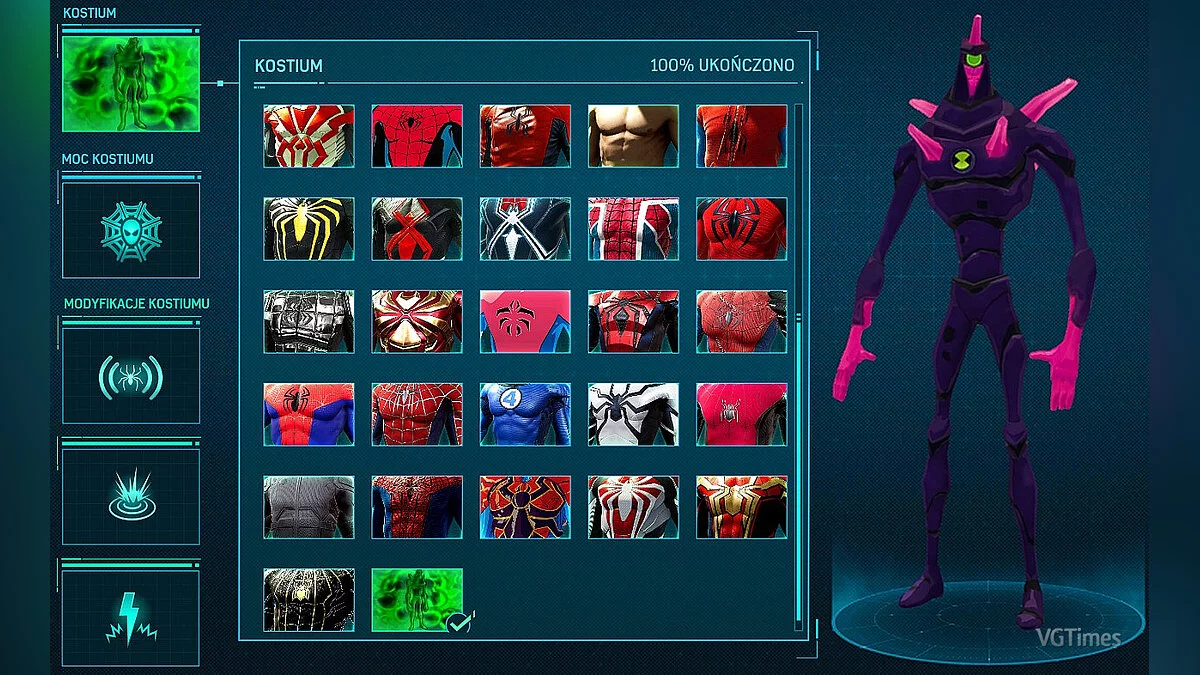 Marvel&#039;s Spider-Man Remastered — Chromastone (suit slot)