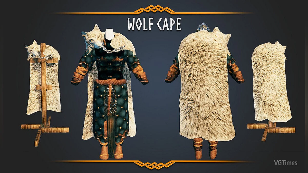 Valheim — Wolf Cloak HD