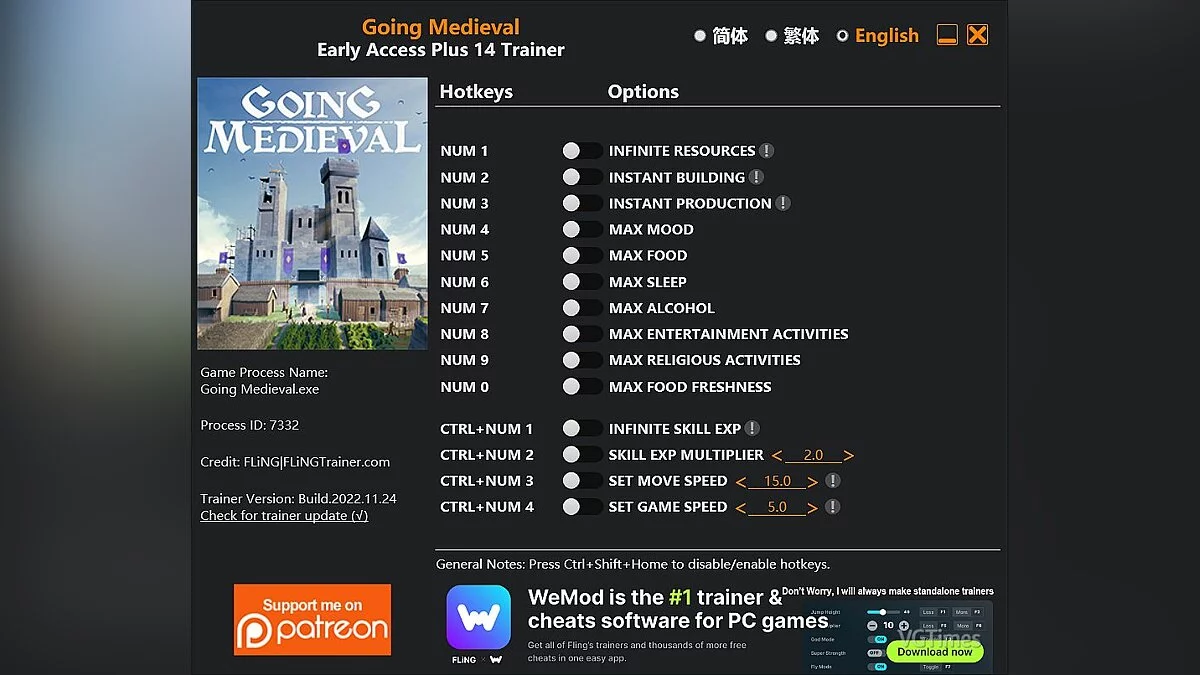 Going Medieval — Entrenador (+14) [EA: 24/11/2022]