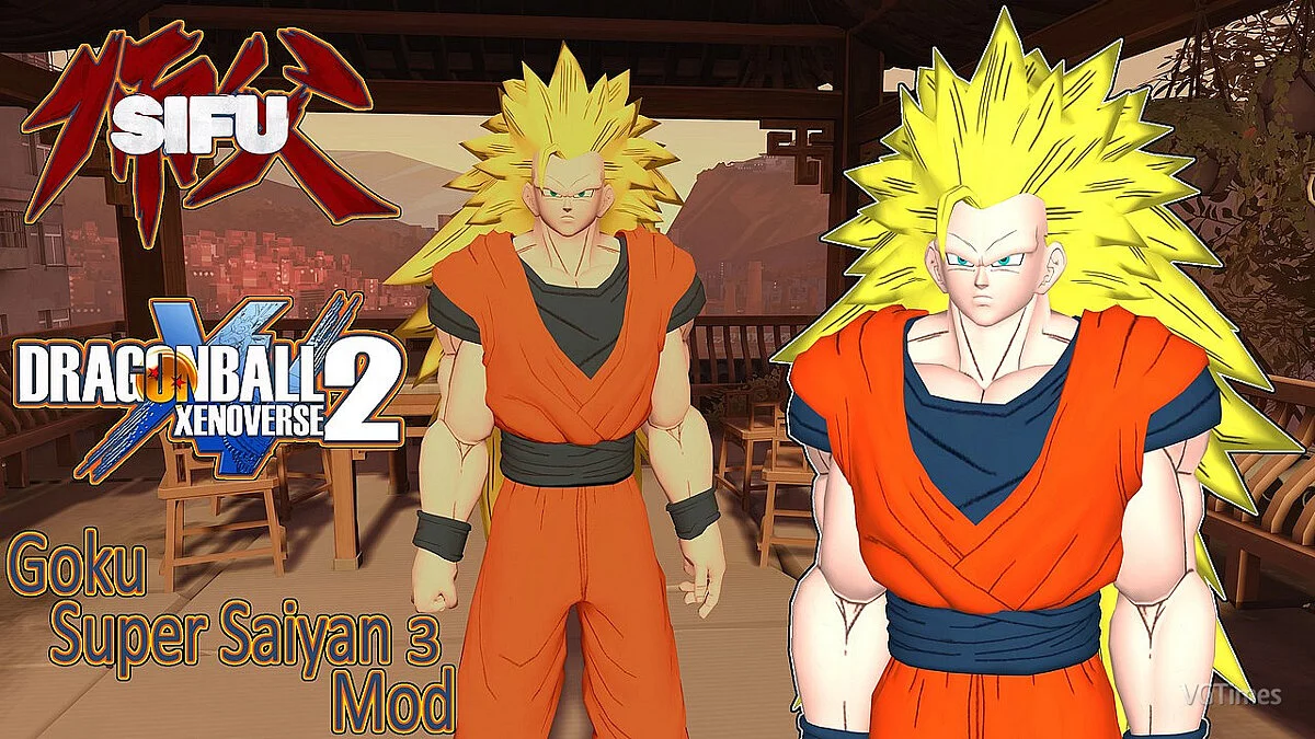 Sifu — Goku Saiyan 3 del juego Dragon Ball XenoVerse