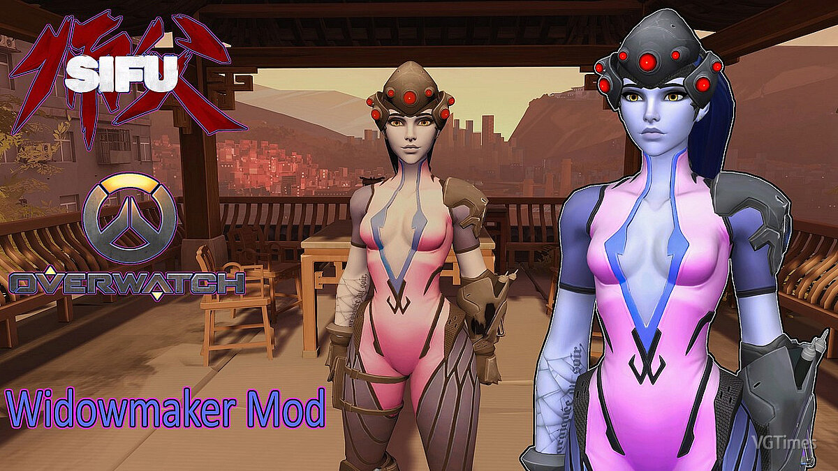 Sifu — Widowmaker from the game Overwatch