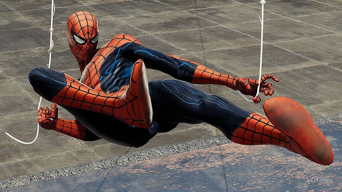 Marvel&#039;s Spider-Man Remastered — Disfraz del juego Web of Shadows.