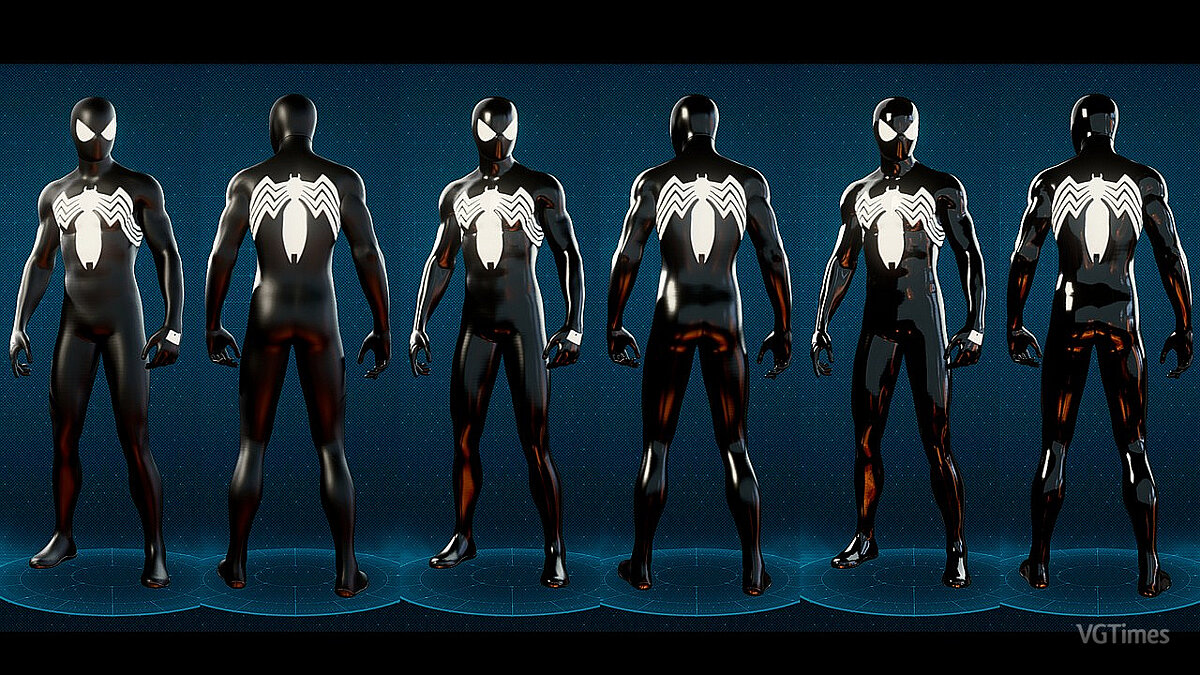 Marvel&#039;s Spider-Man Remastered — Symbiote costume in 3 versions