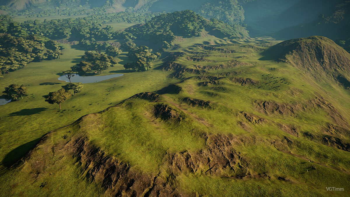 Jurassic World Evolution — Landscape from the game Jurassic World Evolution 2