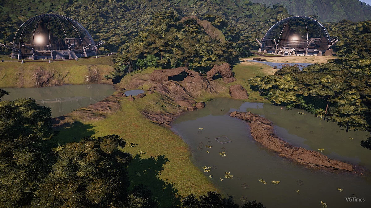 Jurassic World Evolution — Ландшафт из игры Jurassic World Evolution 2