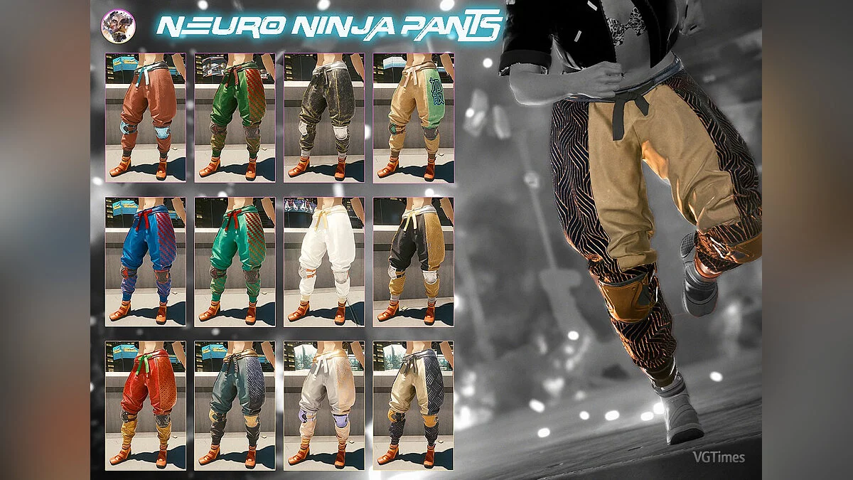 Cyberpunk 2077 — Pantalones Neuroninja