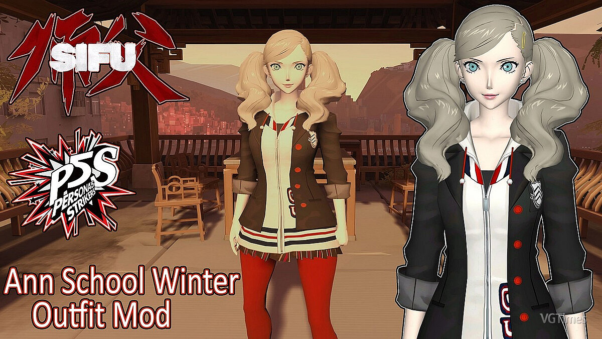 Sifu — Anne in winter school uniform