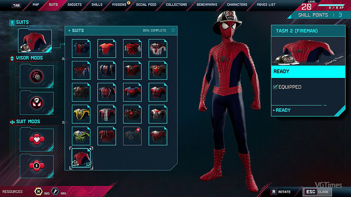 Marvel&#039;s Spider-Man: Miles Morales — Costumes from the game The Amazing Spider-Man 2