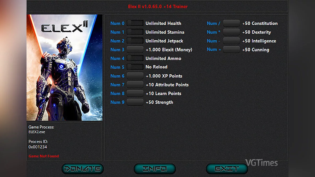 ELEX 2 — Trainer (+14) [1.0.69.0]