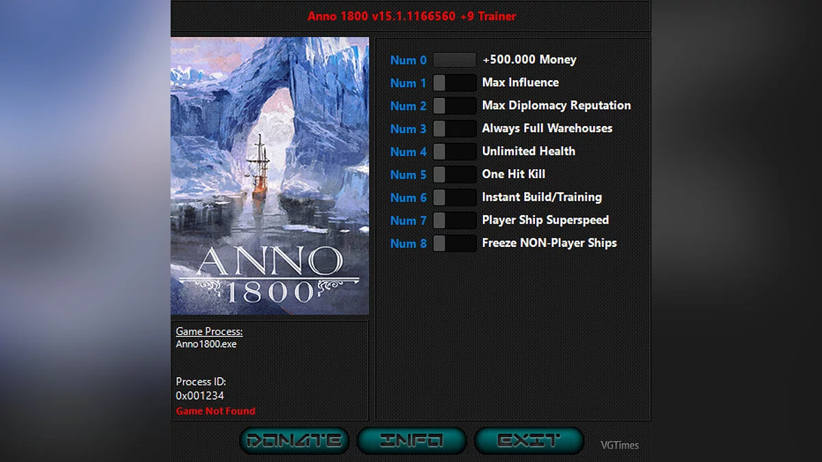 Anno 1800 — Trainer (+9) [9.2.9726000 - 16.0.1189742]