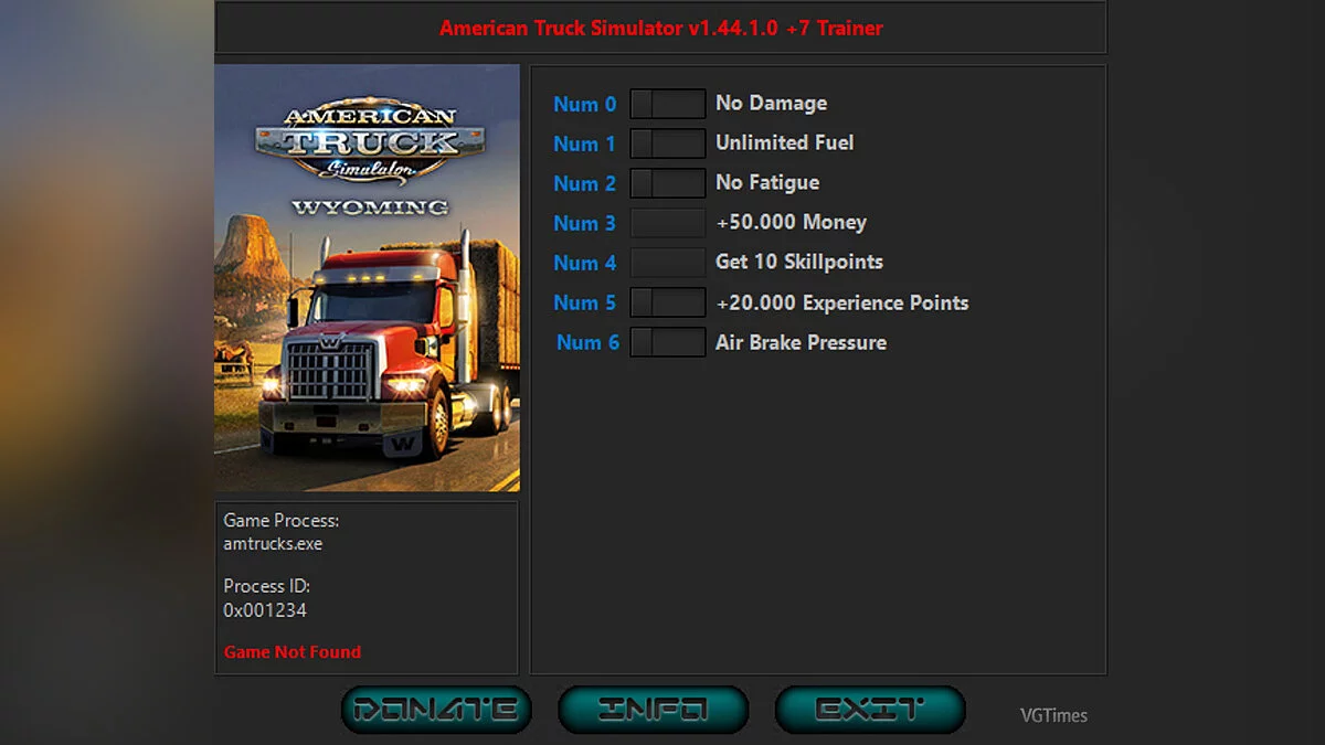 American Truck Simulator — Entrenador (+7) [1.46.2.6]