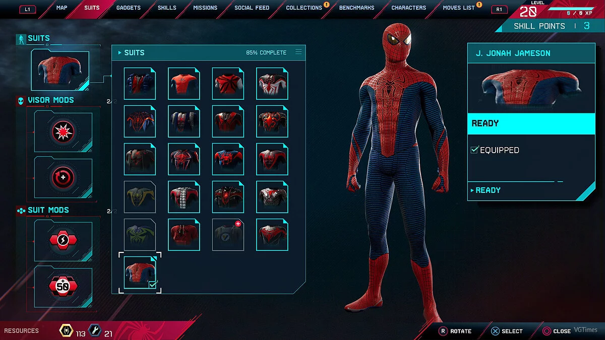 Marvel&#039;s Spider-Man: Miles Morales — Amazing costume from the game Spider-Man Remastered