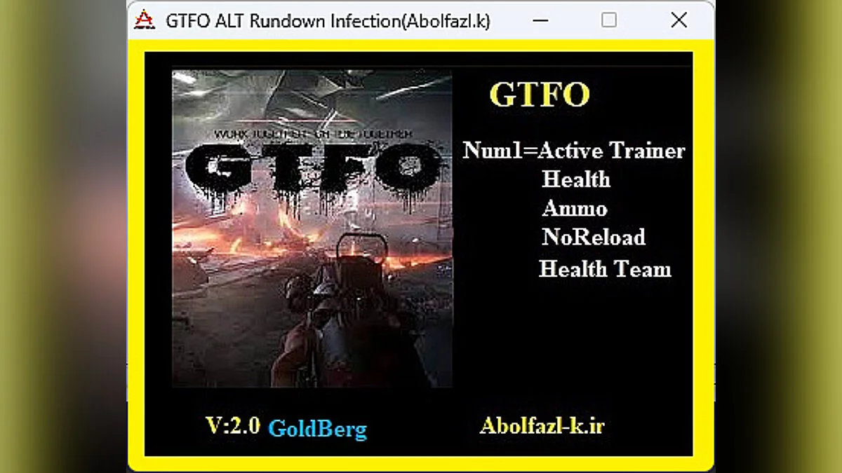 GTFO — Trainer (+5) [2.0]