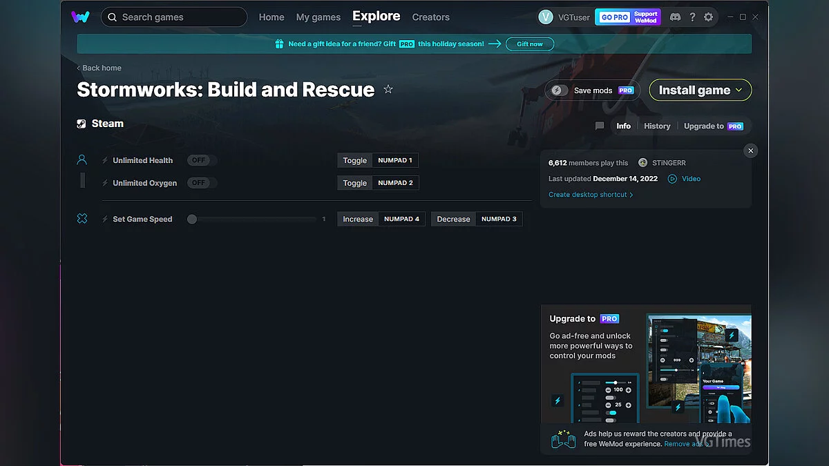 Stormworks: Build and Rescue — Formateur (+3) du 14.12.2022 [WeMod]