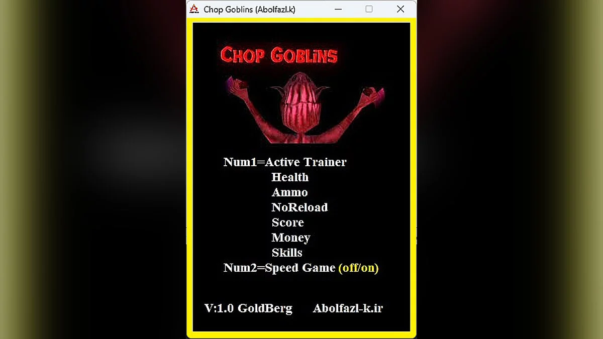 Chop Goblins — Trainer (+6) [1.0]