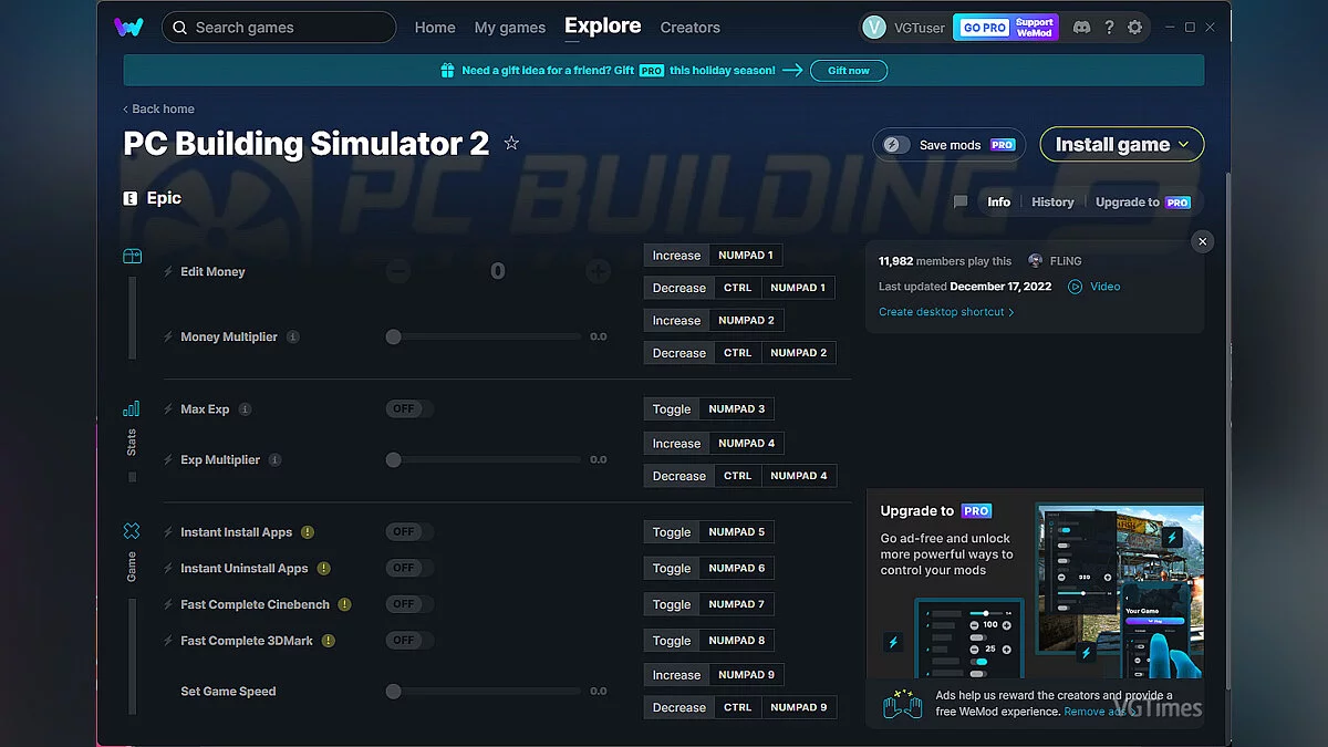 PC Building Simulator 2 — Trainer (+9) from 12/17/2022 [WeMod]